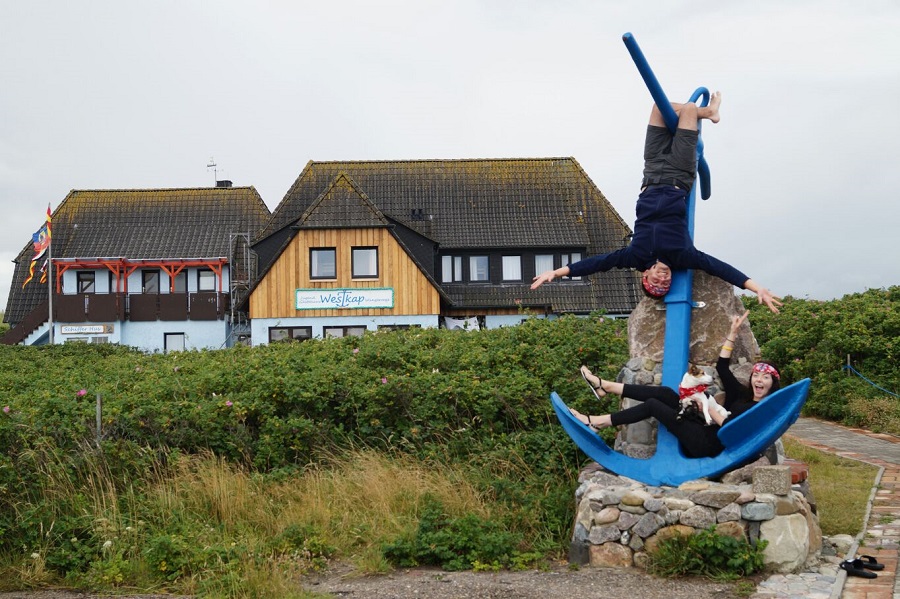 Blauer Anker vor dem Westkap Wangerooge